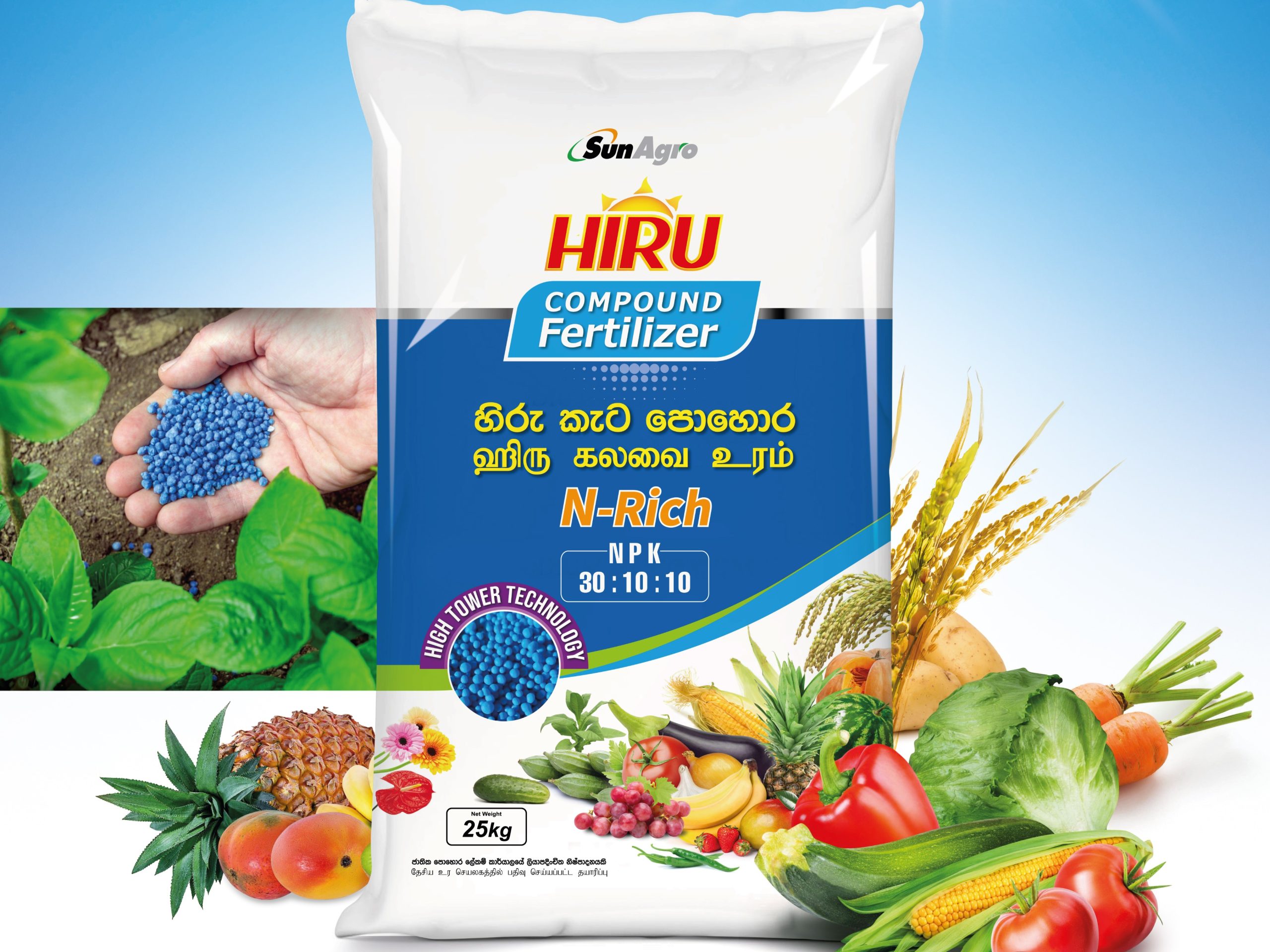 Introducing Hiru Granular Fertilizer